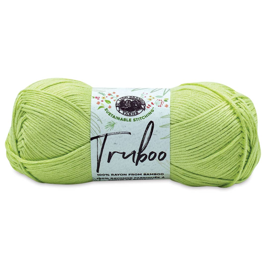 Open in modal - Lion Brand Truboo Yarn - Celery, 241 yards