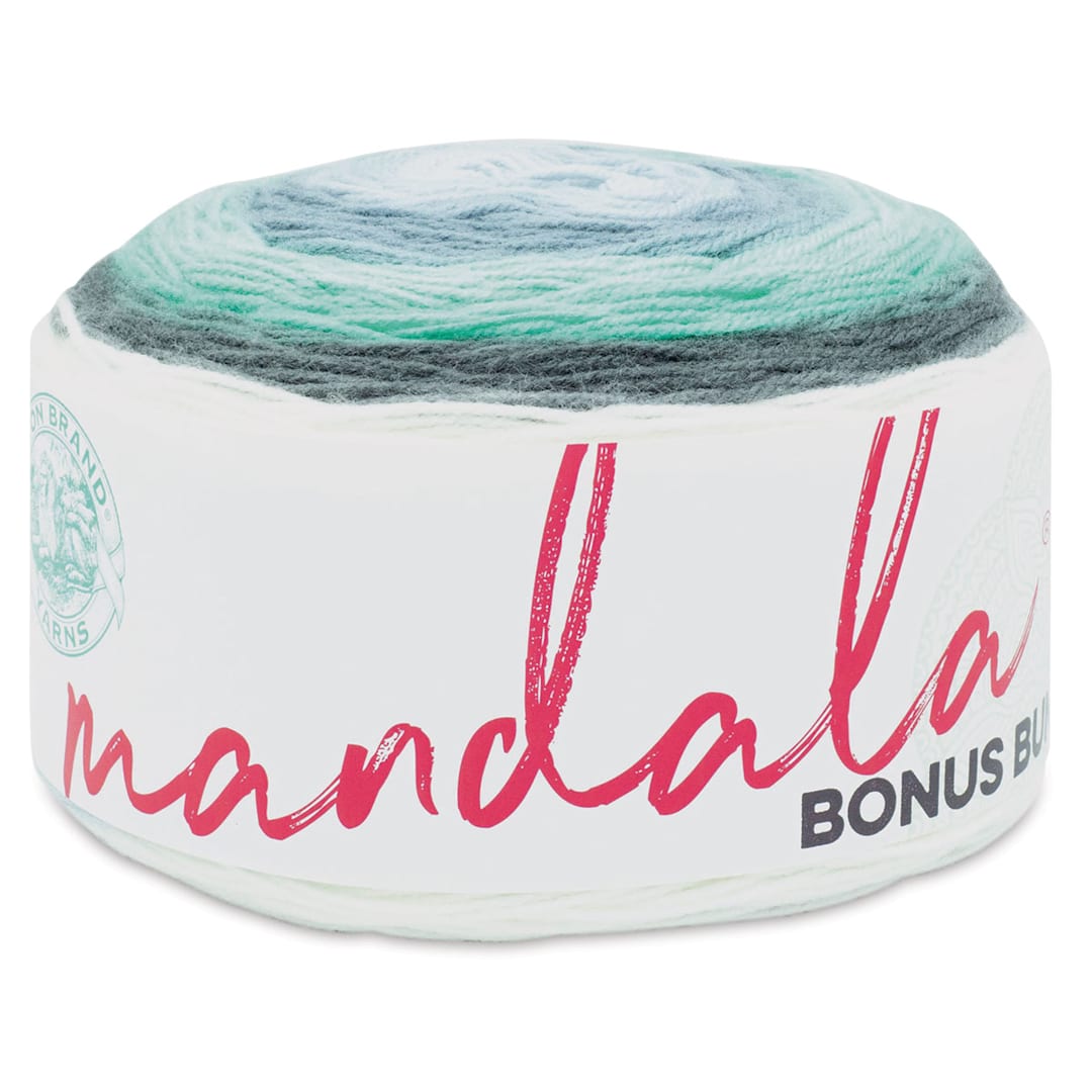 Open in modal - Lion Brand Mandala Bonus Bundle Yarn - Genie, 1,181 yards