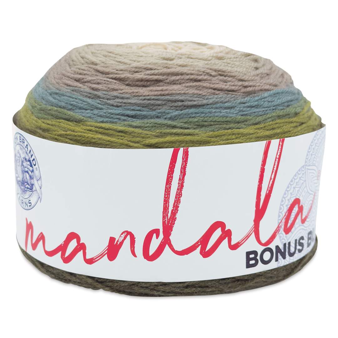 Open in modal - Lion Brand Mandala Bonus Bundle Yarn - Sinestro, 1,181 yards