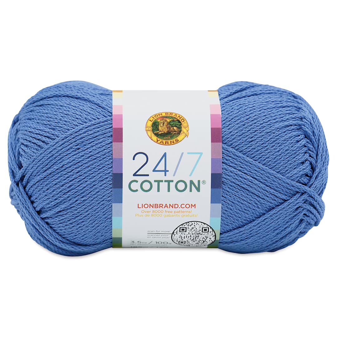 Open in modal - Lion Brand 24/7 Cotton Yarn - Riviera, 186 yards