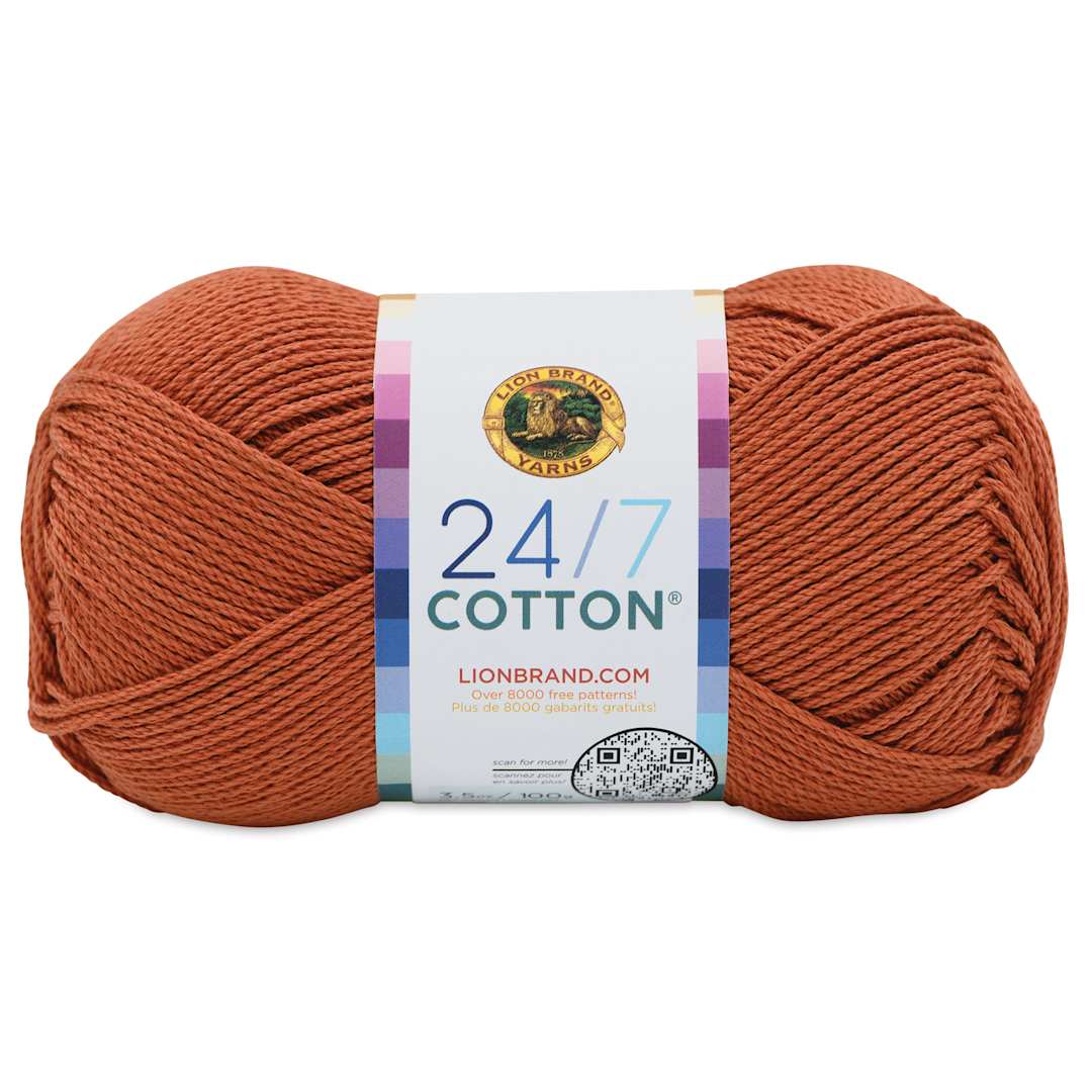 Open in modal - Lion Brand 24/7 Cotton Yarn - Heatwave, 186 yards