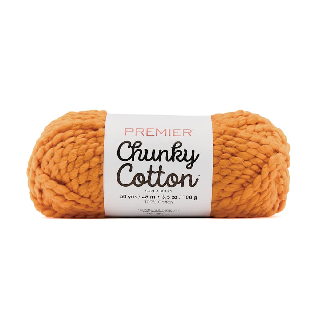 Open in modal - Premier Yarn Chunky Cotton Yarn - Sweet Potato, 50 yards