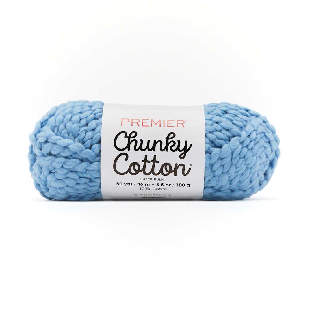Open in modal - Premier Yarn Chunky Cotton Yarn - Coastline, 50 yards