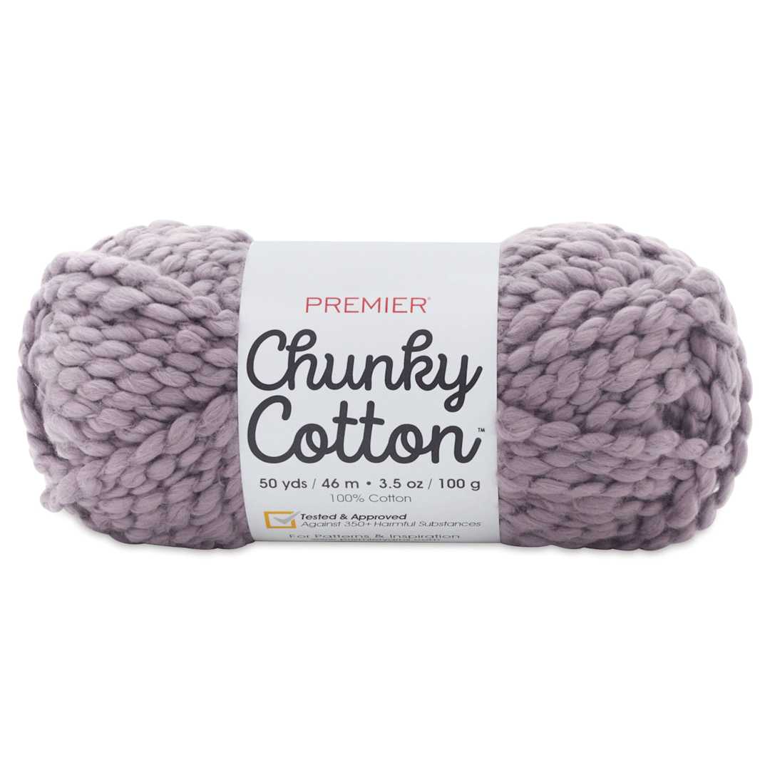 Open in modal - Premier Yarn Chunky Cotton Yarn - Purple Haze, 50 yards