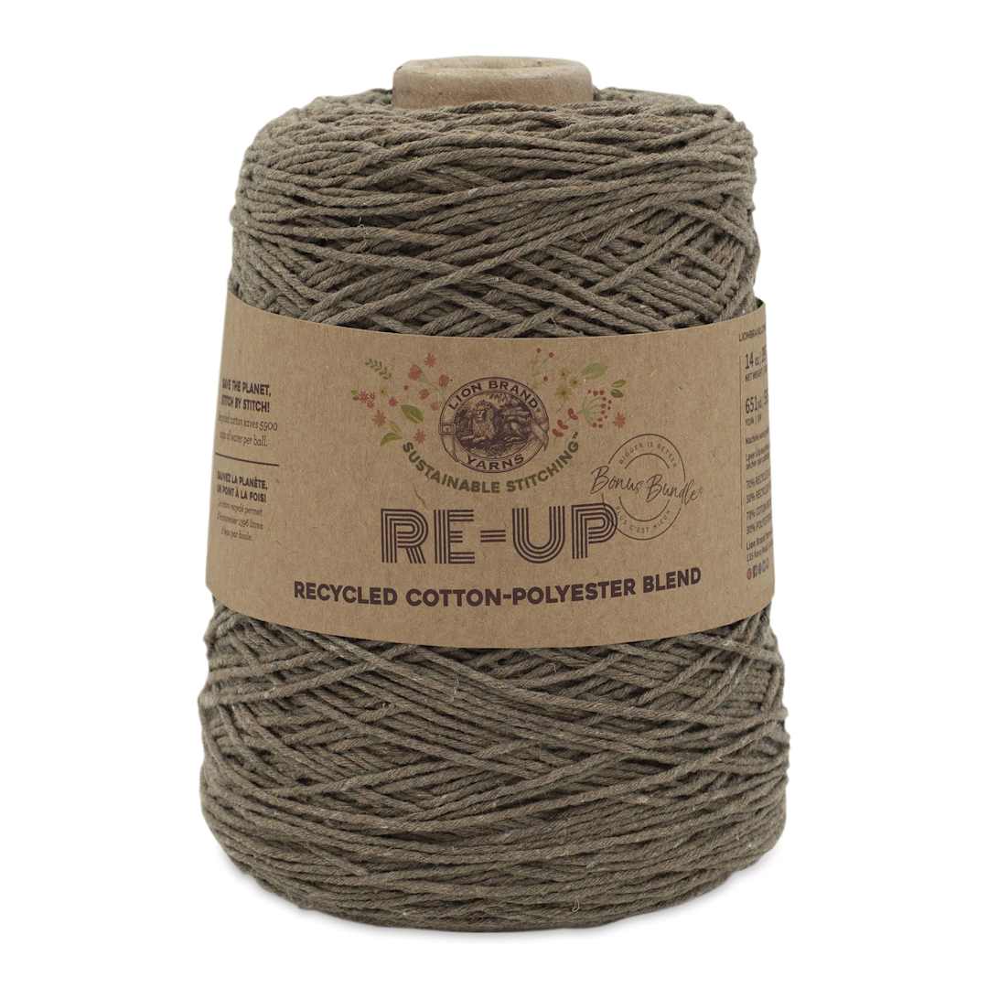Open in modal - Lion Brand Re-Up Bonus Bundle Yarn - Portobello, 651 yds