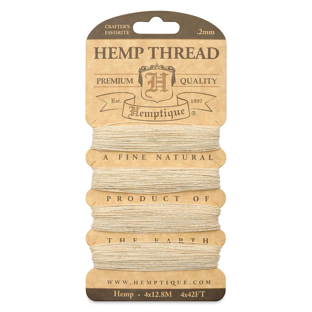 Open in modal - Hemptique Hemp Thread Card - front of card