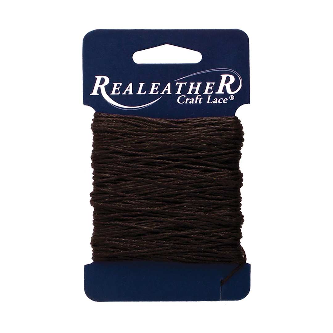 Open in modal - Realeather Waxed Thread - 2/3 oz, Approx 25 yd, Brown, packaging