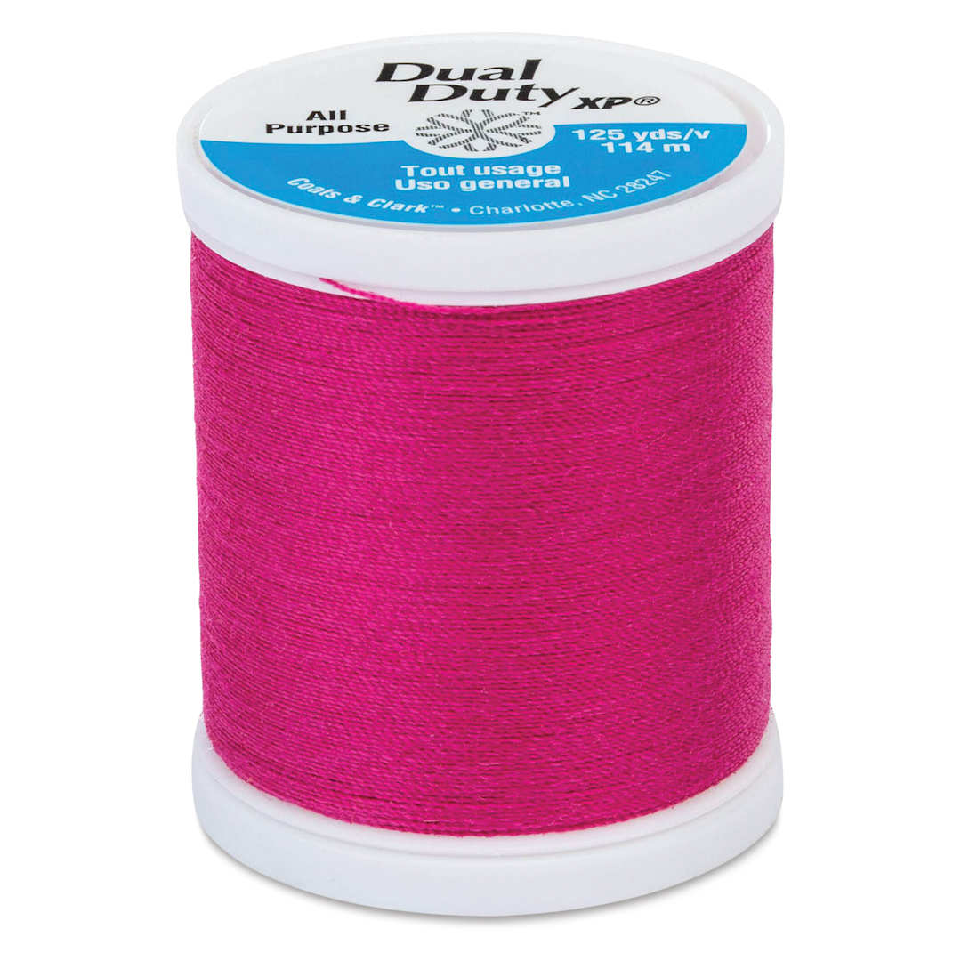 Open in modal - Coats & Clark Dual Duty XP All Purpose Thread - Red Rose, 125 yds
