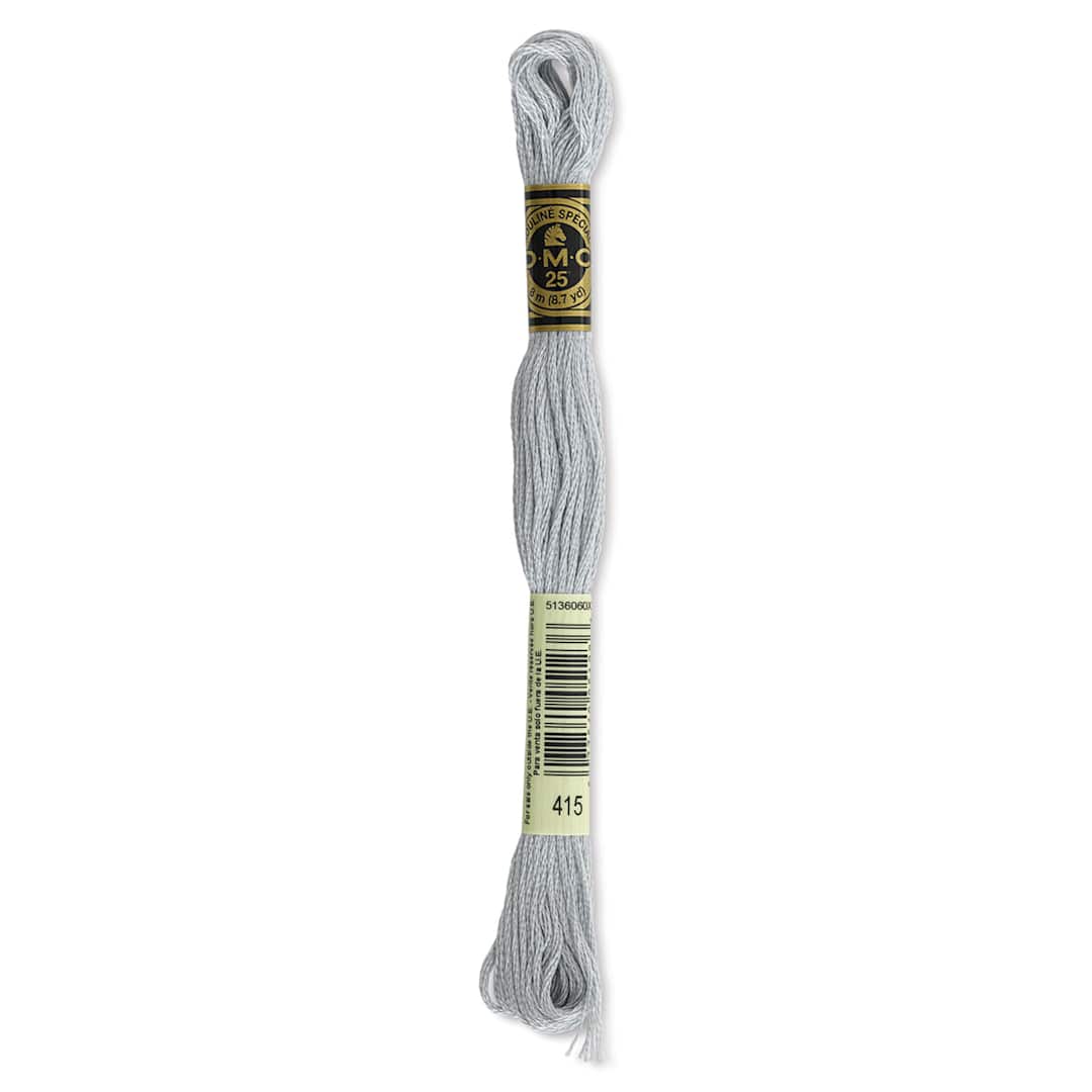 Open in modal - DMC Cotton Embroidery Floss - Pearl Gray, 8-3/4 yards (Front of label)