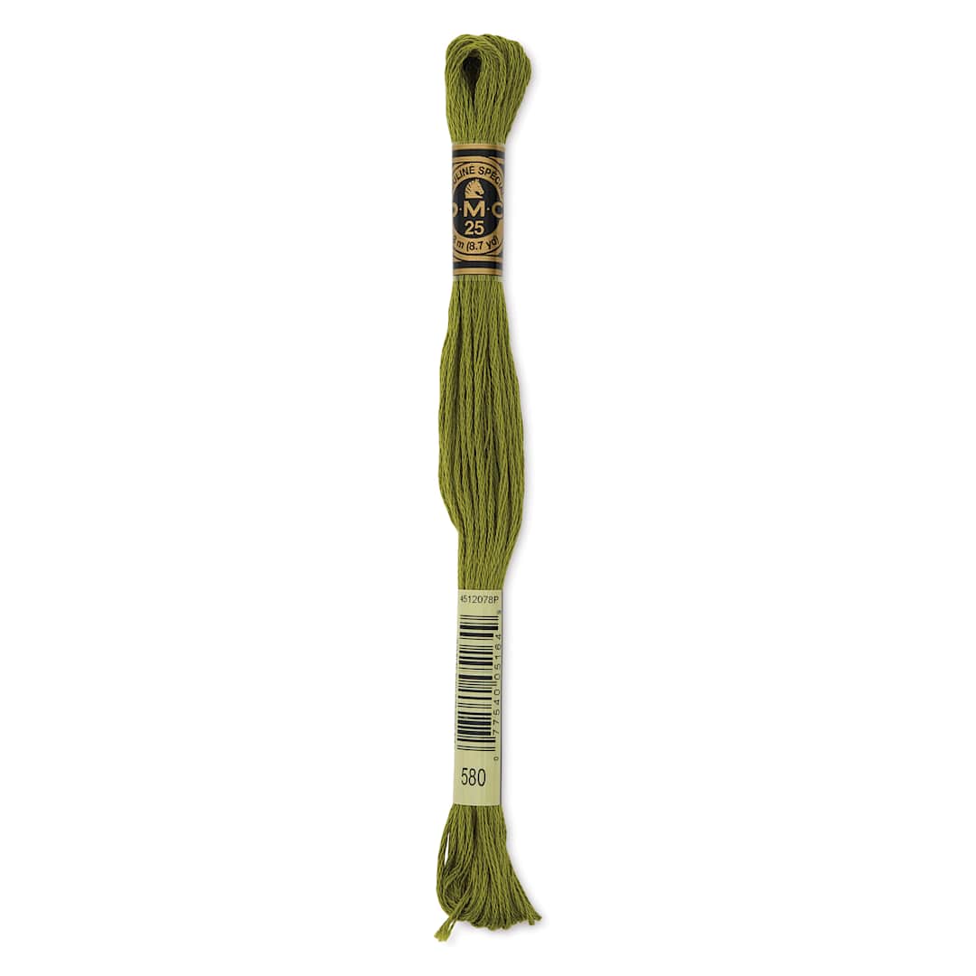 Open in modal - DMC Cotton Embroidery Floss - Dark Moss Green, 8-3/4 yards