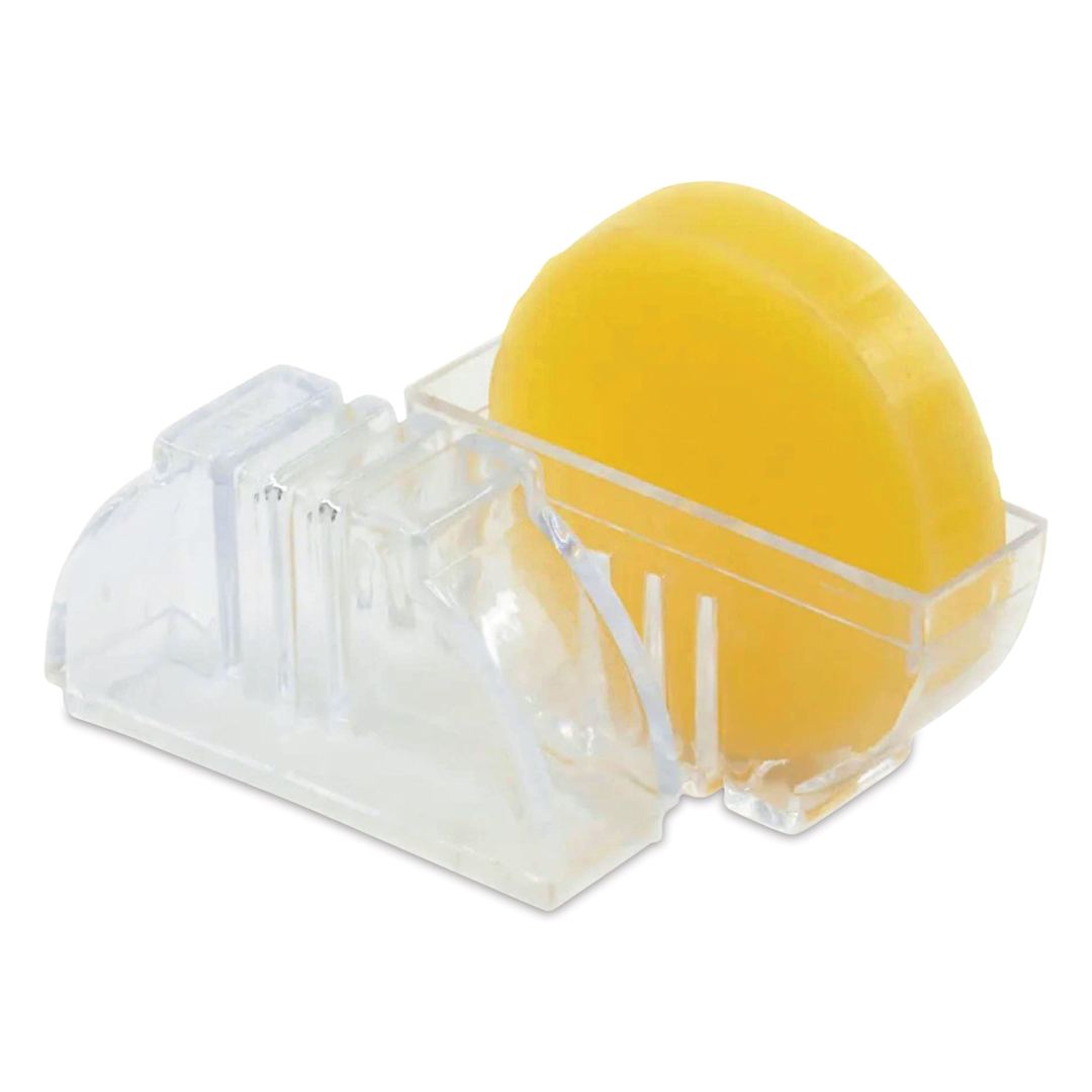Open in modal - Dritz Beeswax with Holder, top off showing beeswax inside