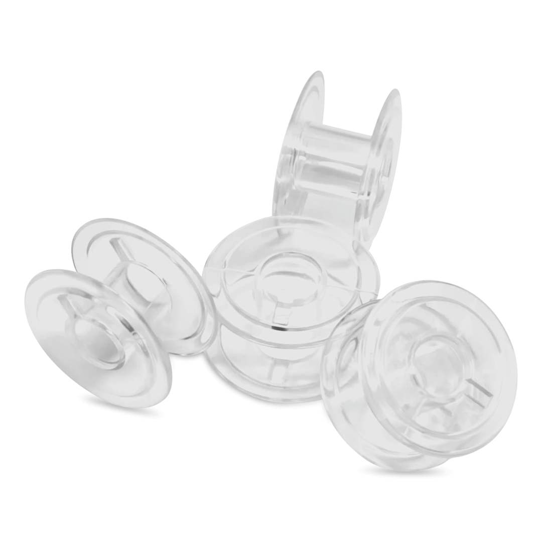 Open in modal - Dritz Class 15 Bobbins - Plastic, Pkg of 4