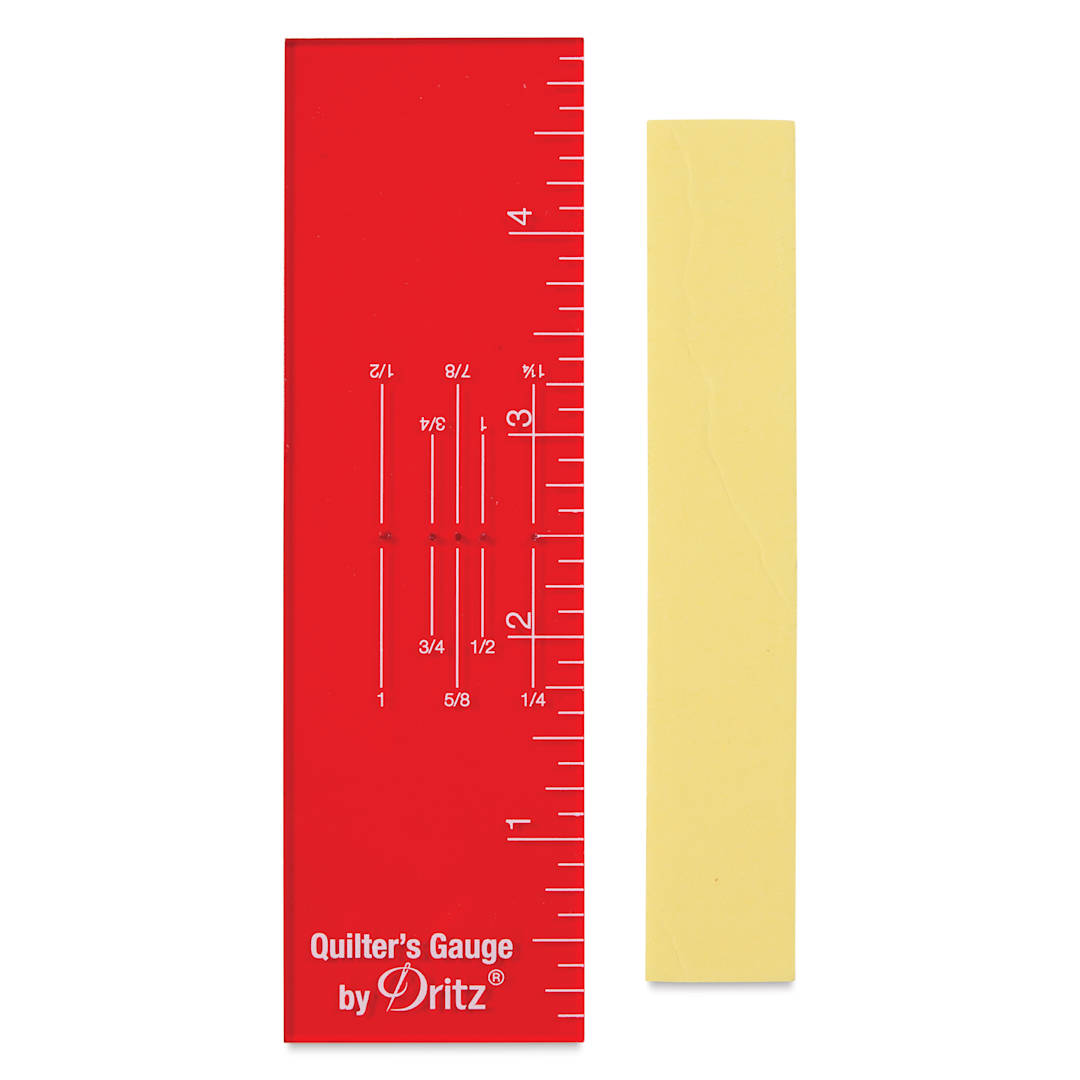 Open in modal - Dritz Machine Seam Gauge & Adhesive Guide
