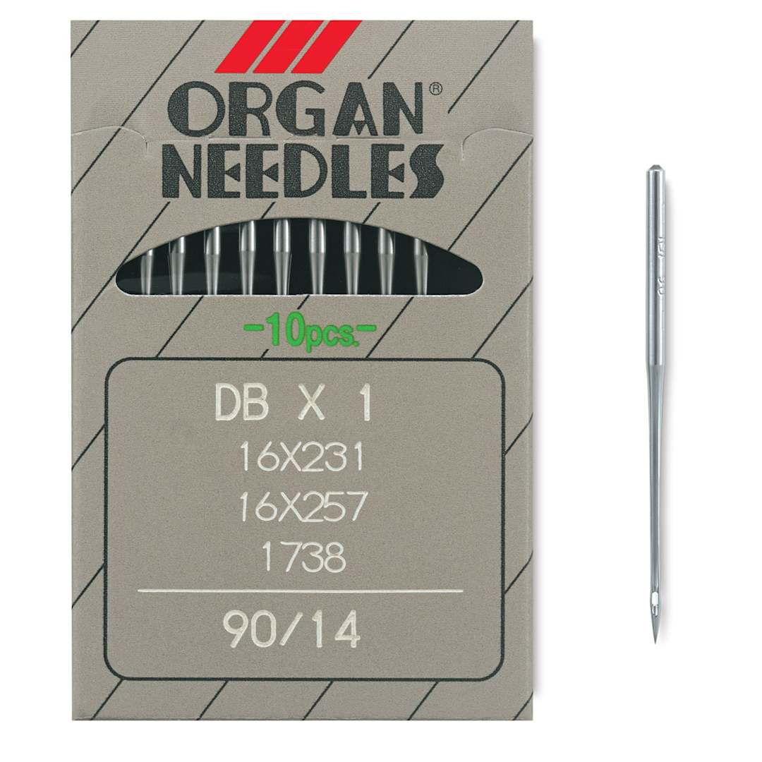 Open in modal - Sewing Needles - Front of Package of ten Size 14 Sewing Machine needles