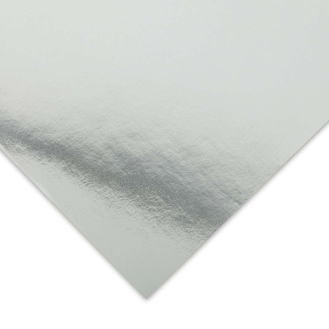 Open in modal - Grafix Metallic Foil Board - Corner of single Silver Board
