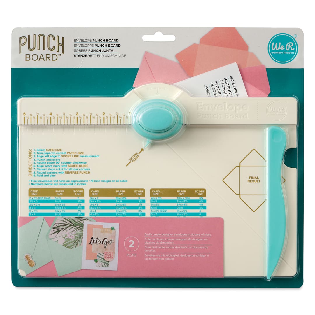 Open in modal - We R Memory Keepers Punch Board - Envelope - front of packaging