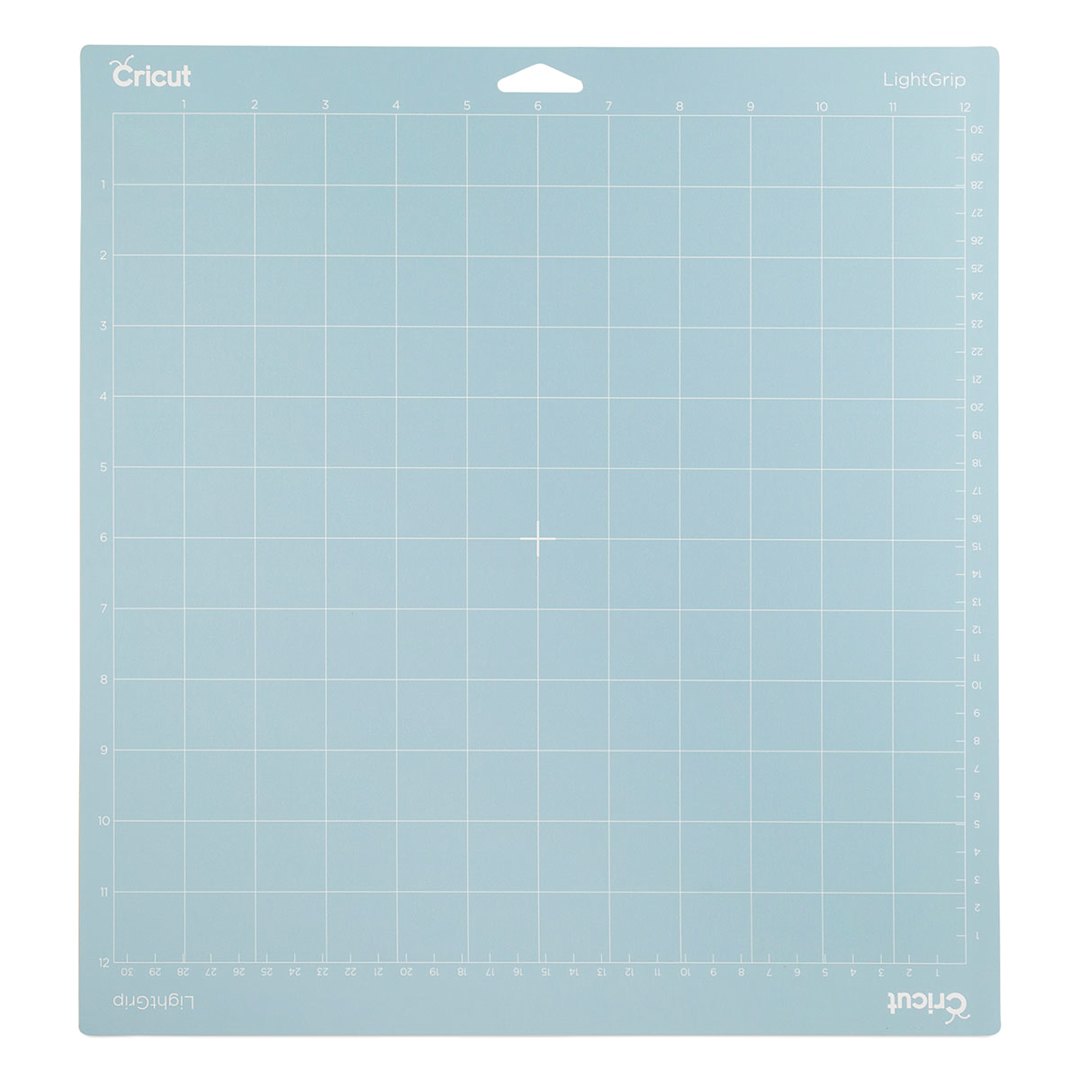Open in modal - Cricut Adhesive Cutting Mats - Top view of Blue LightGrip Mat 
