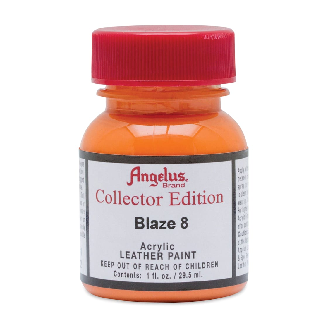 Open in modal - Angelus Acrylic Leather Paint - Blaze 8, Collector Edition, 1 oz