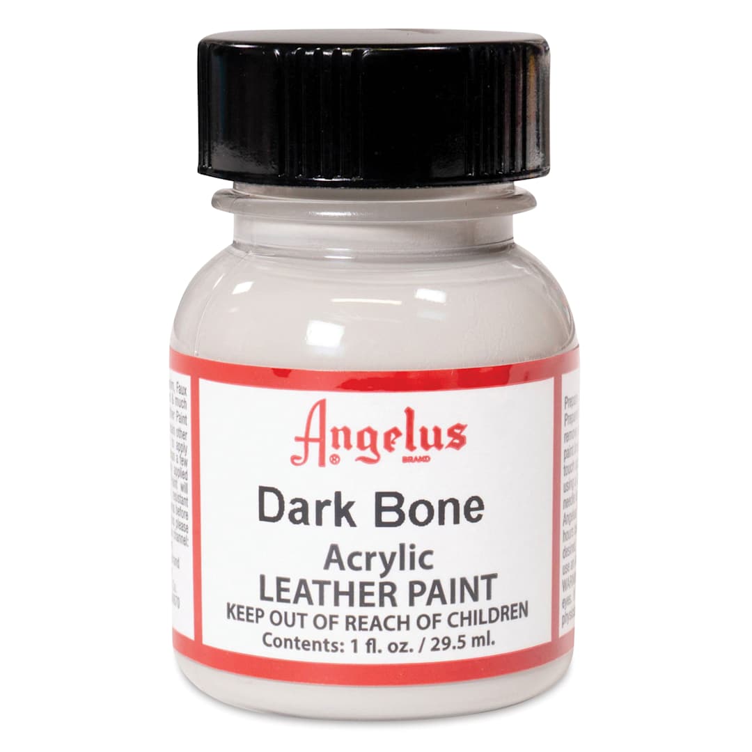 Open in modal - Angelus Acrylic Leather Paint - Dark Bone, 1 oz