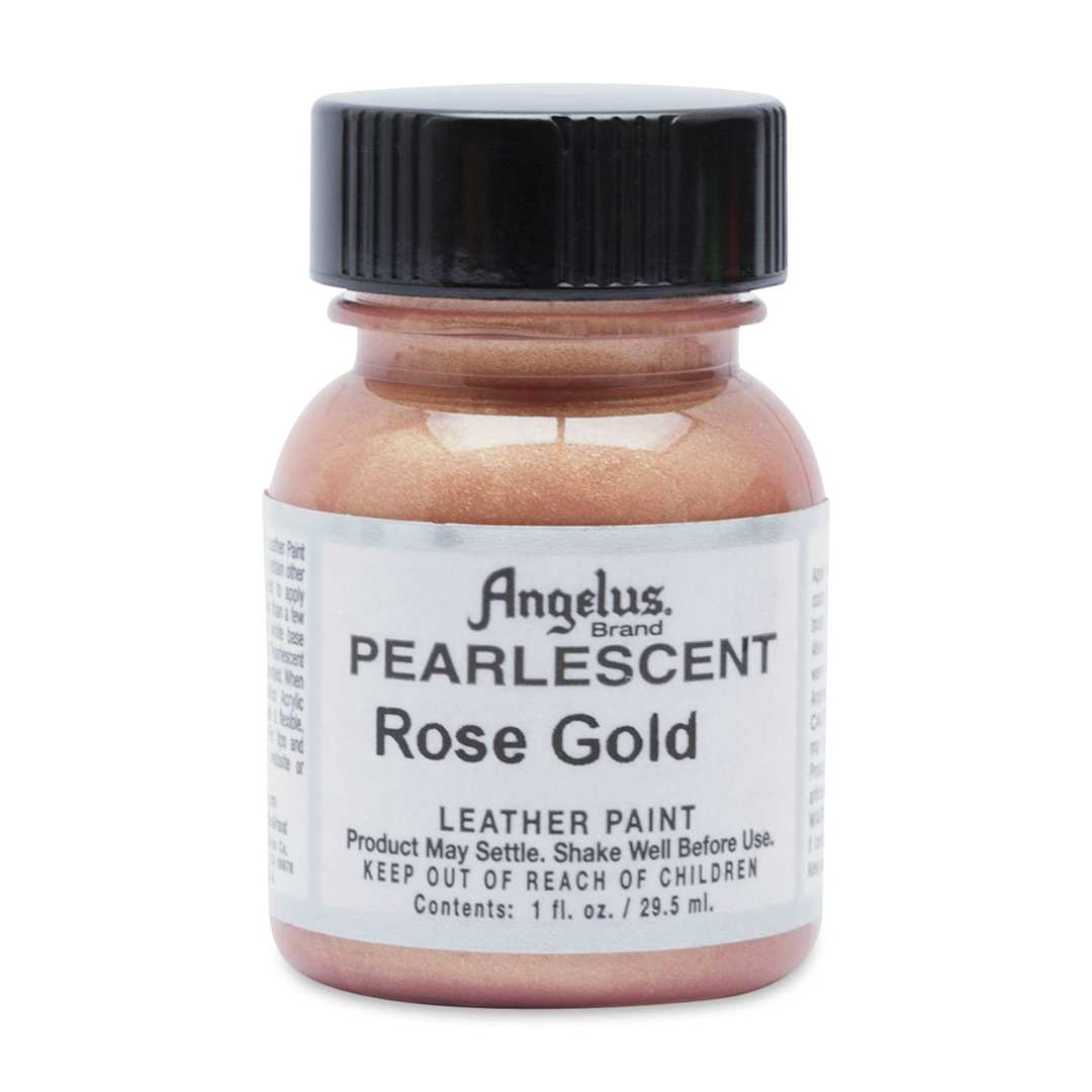 Open in modal - Angelus Pearlescent Leather Paint - Rose Gold, 1 oz