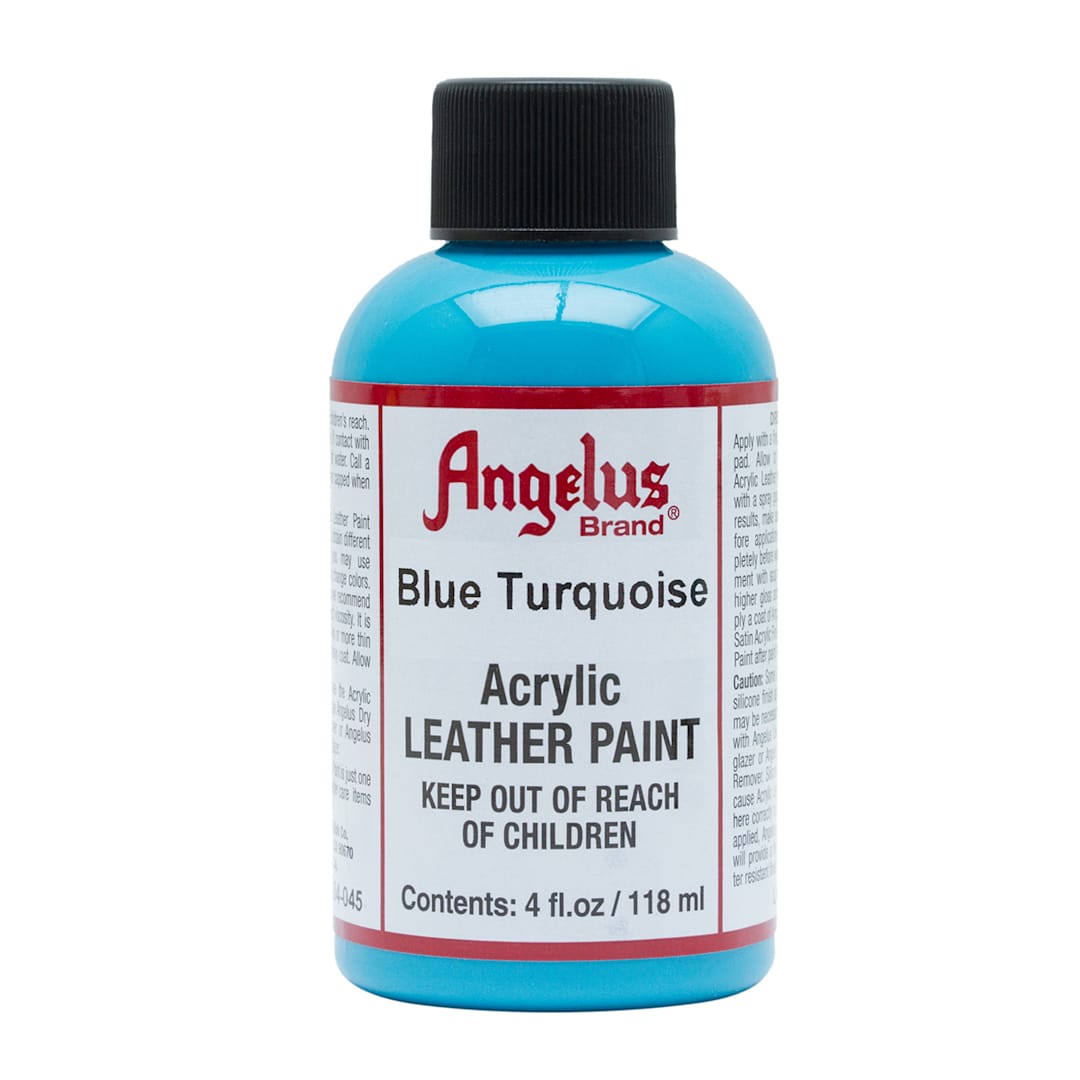 Open in modal - Acrylic Leather Paint Blue Turquoise
