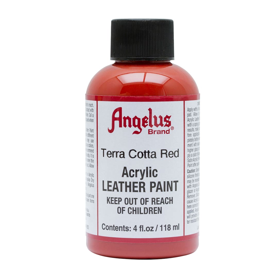 Open in modal - Acrylic Leather Paint Terra-Cotta Red