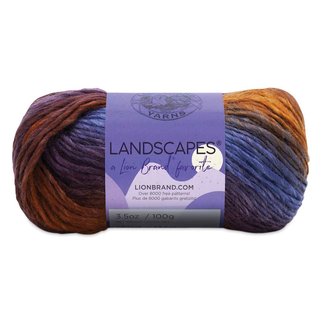 Open in modal - Lion Brand Landscapes Yarn - Mountain Range, 147 yds