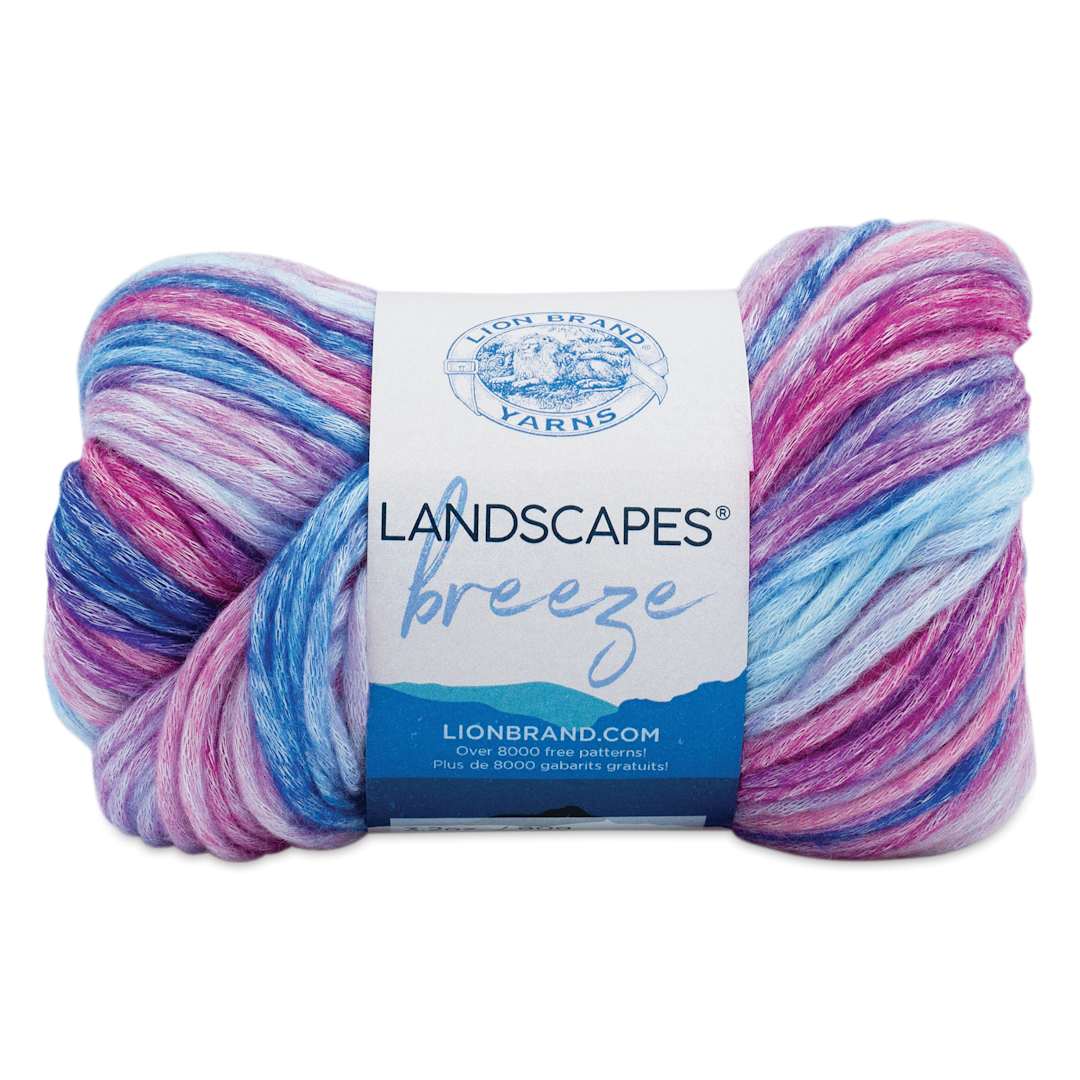 Open in modal - Lion Brand Landscapes Breeze Yarn - Coast, 157 yds