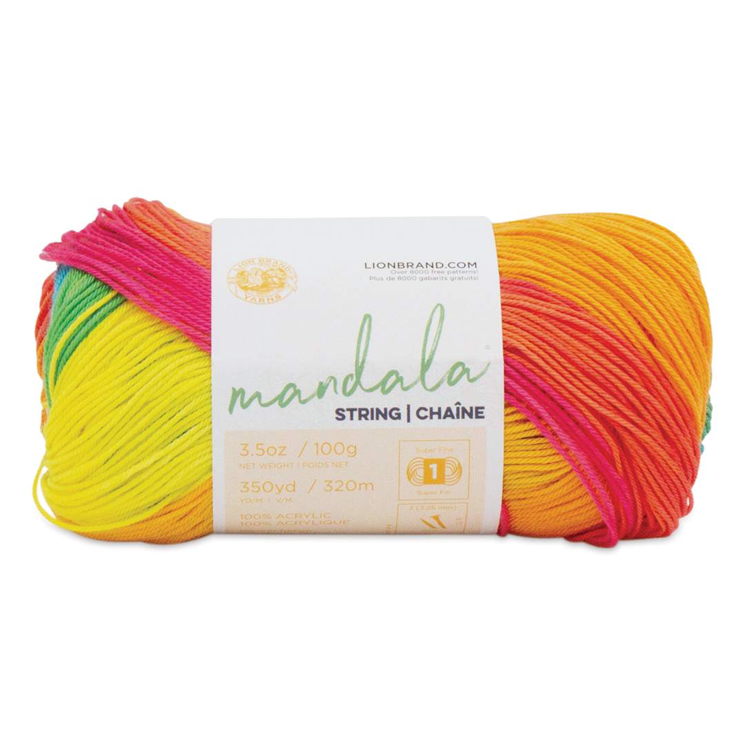 Open in modal - Lion Brand Mandala String Yarn - Pop, 350 yds