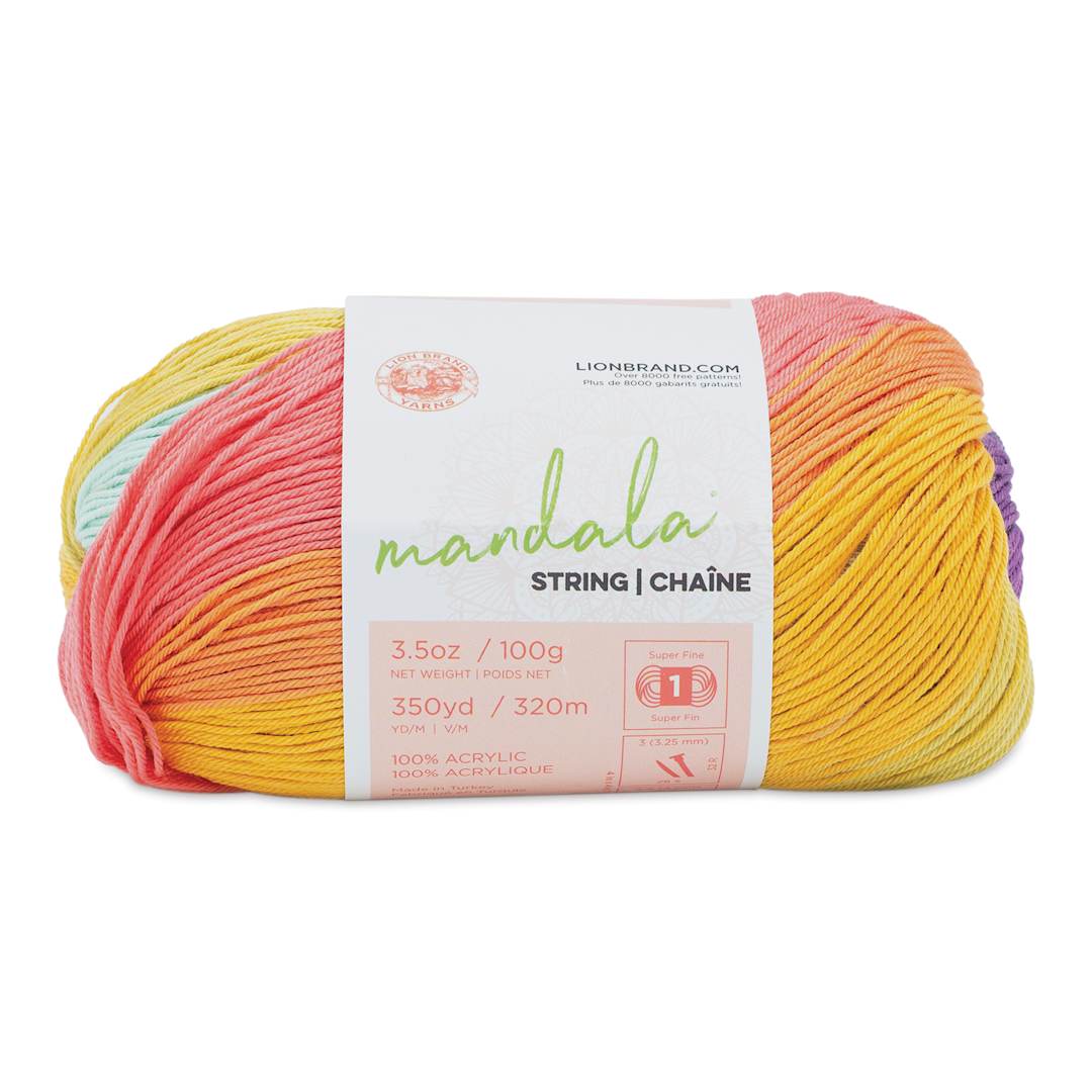 Open in modal - Lion Brand Mandala String Yarn - Beats, 350 yds