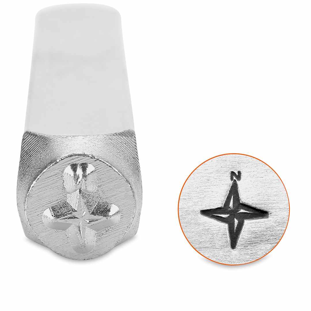 Open in modal - ImpressArt Design Stamp - Compass, 6 mm