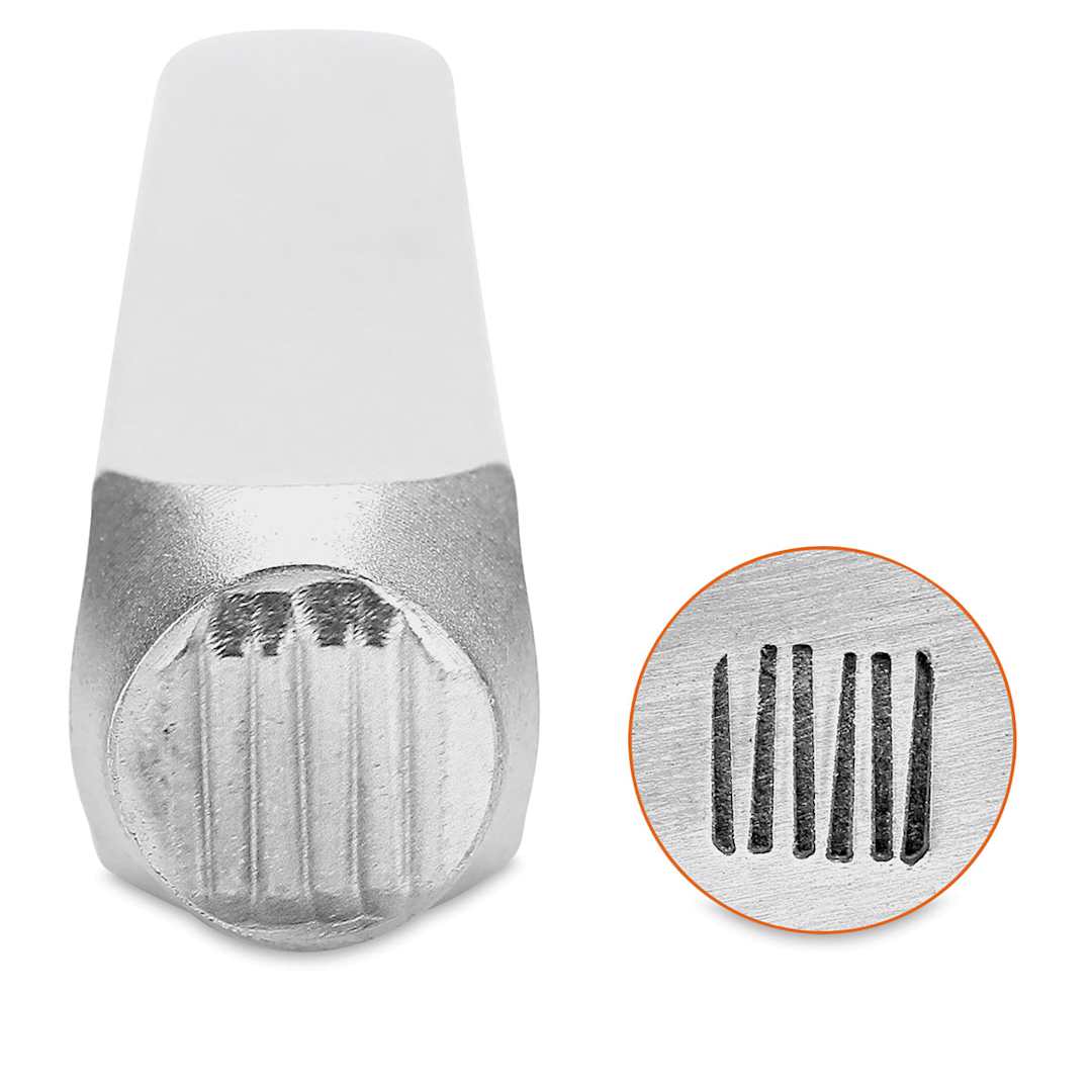Open in modal - ImpressArt Design Stamp - Vertical Lines, 6 mm