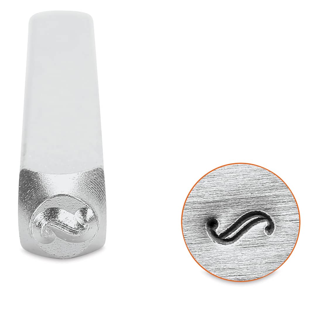 Open in modal - ImpressArt Design Stamp - Flourish H, 3 mm