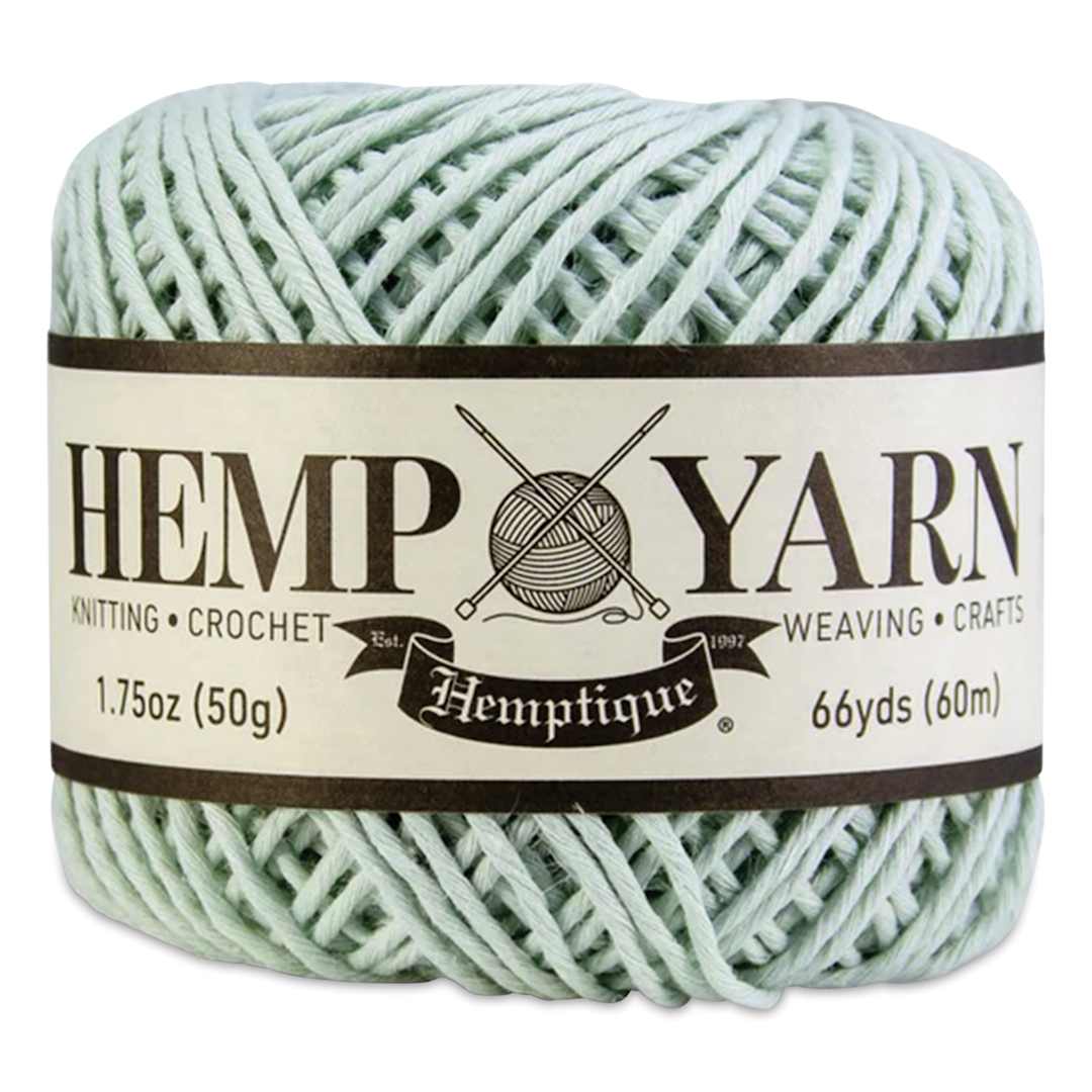 Open in modal - Hemptique Hemp Yarn - Mint, Ball, 66 yds