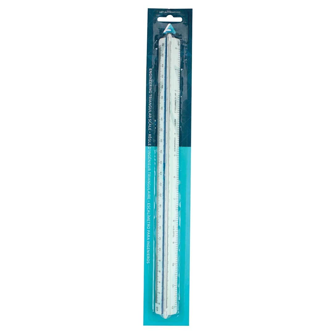 Open in modal - Art Alternatives Triangular Engineering Scale, 12"