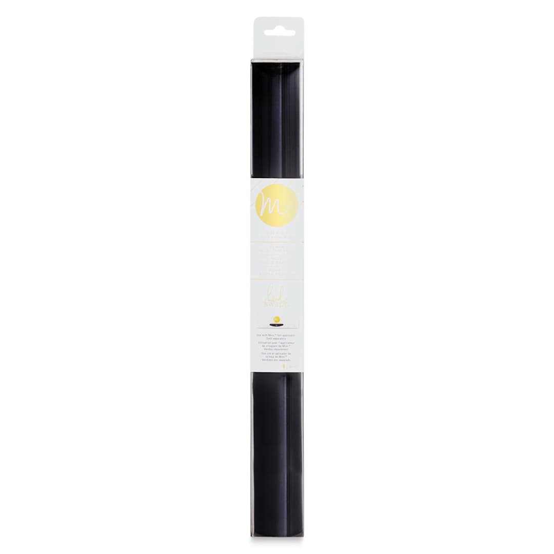 Open in modal - Heidi Swapp Minc Reactive Foil - Black roll shown upright