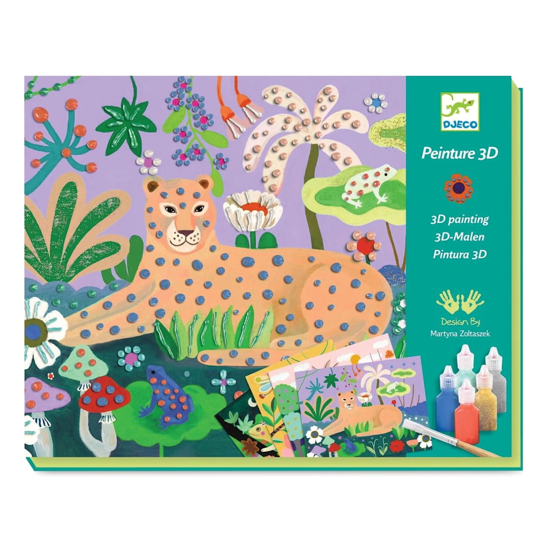 Open in modal - Djeco 3D Painting Activity Kit - front of packaging