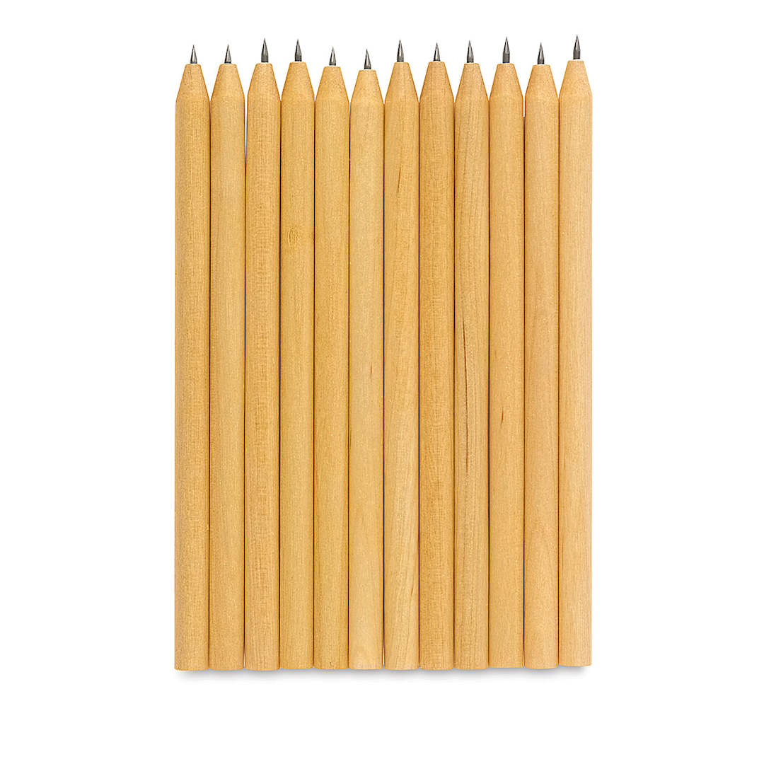 Open in modal - Scratch-Art Scratch-Etch Stylus - Components of package of 12 pieces in a row and shown upright