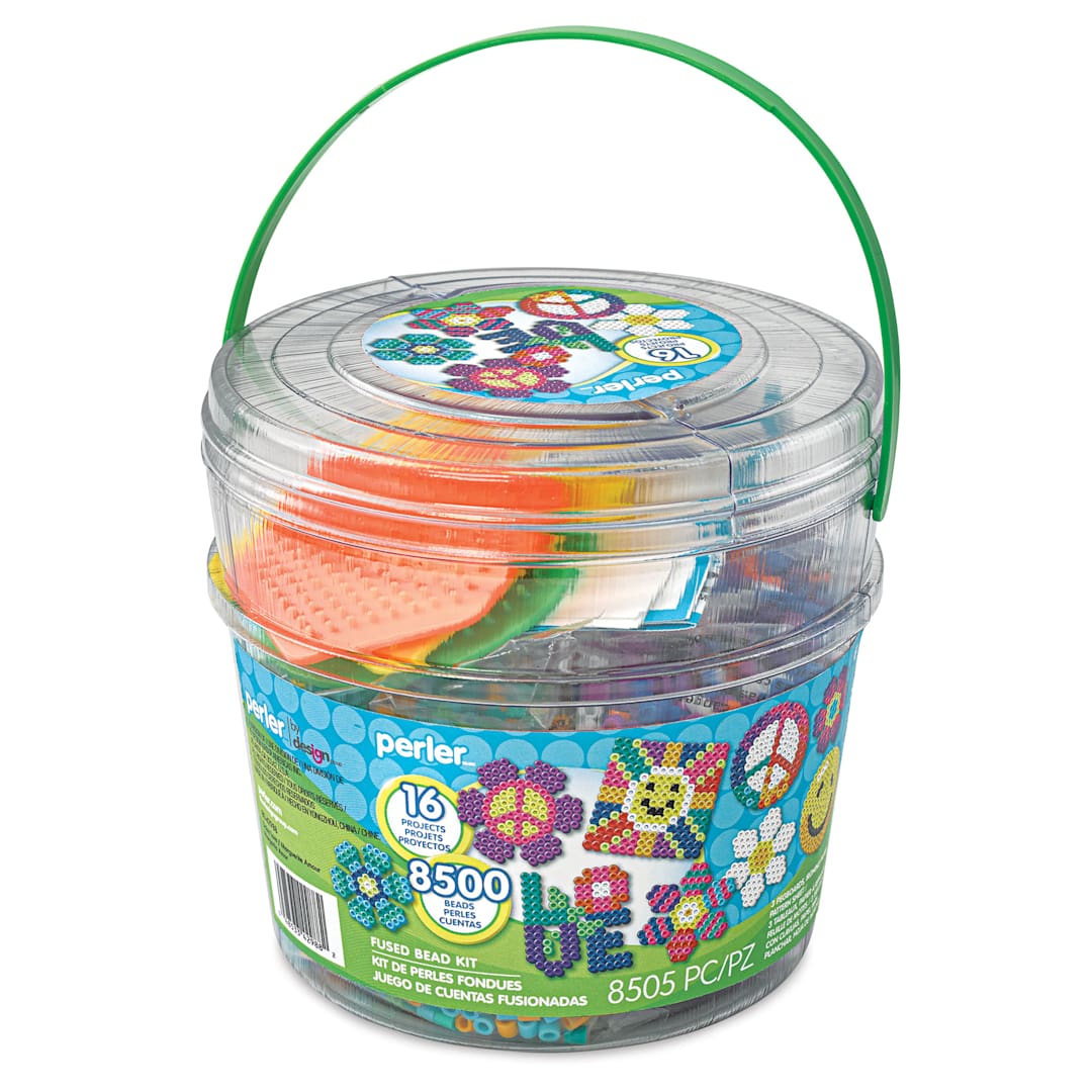 Open in modal - Perler Daisy Love Fused Bead Kit front of packaging