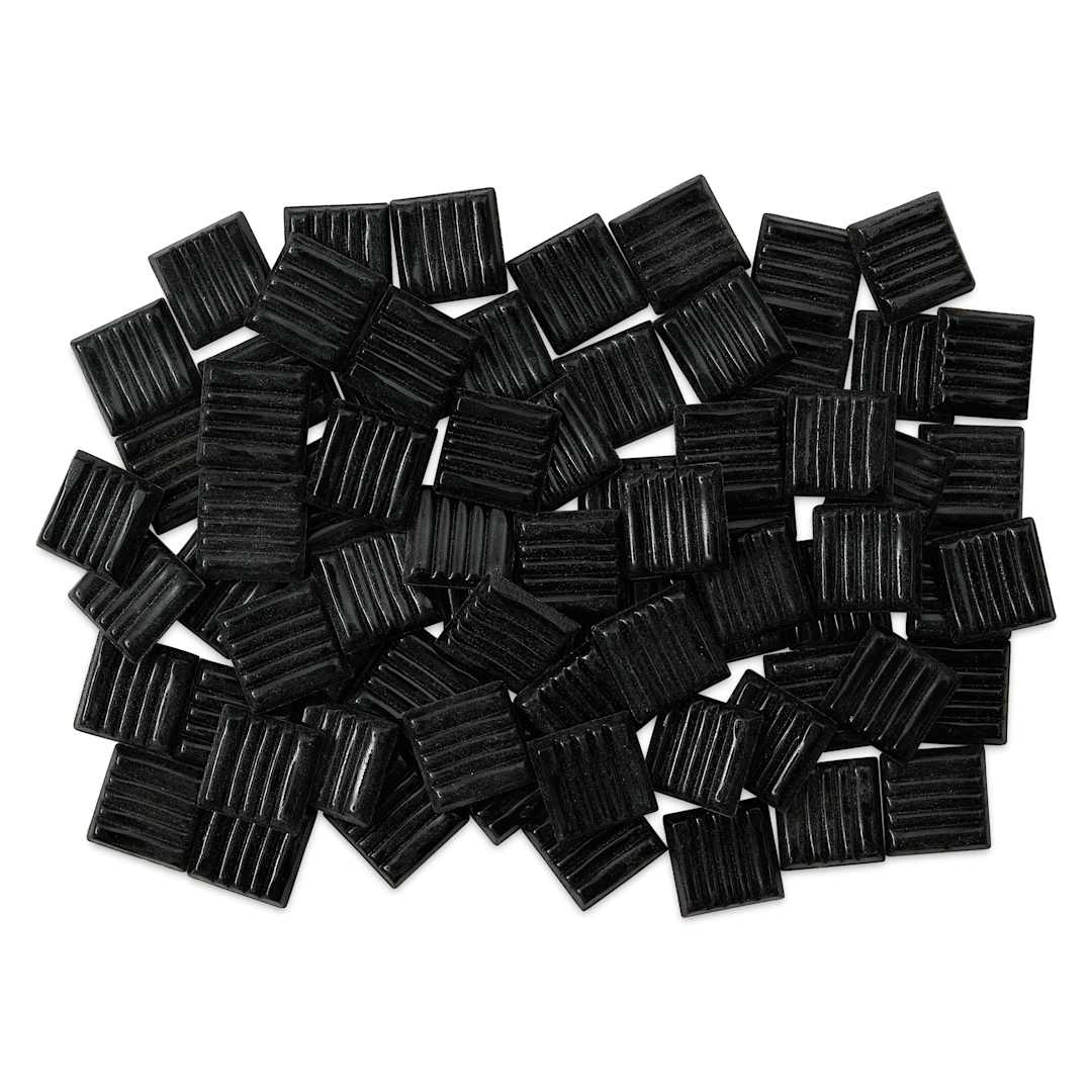 Open in modal - Mosaic Mercantile Venetian Tiles - Black, 3/4", 8 oz