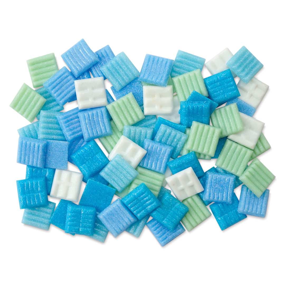 Open in modal - Mosaic Mercantile Venetian Tiles - Caribbean Sea, 3/4", 8 oz