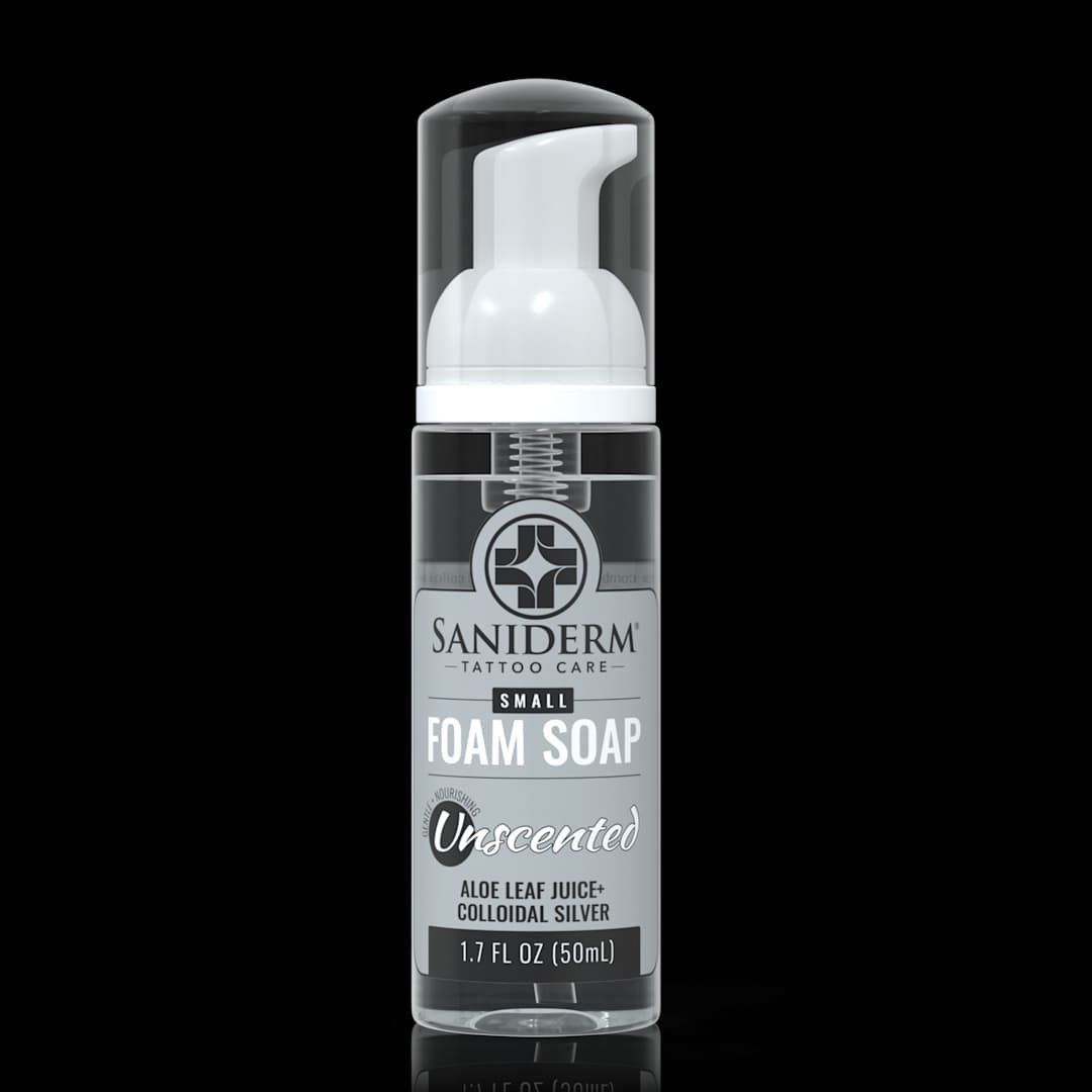 Open in modal - Saniderm Tattoo Care Foam Soap - Small, 1.7 oz