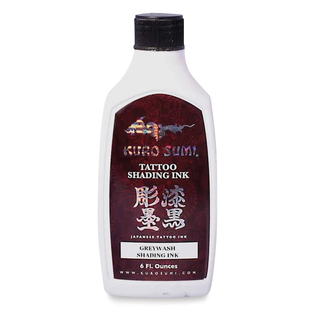 Open in modal - Kuro Sumi Greywash Tattoo Ink - 6 oz bottle