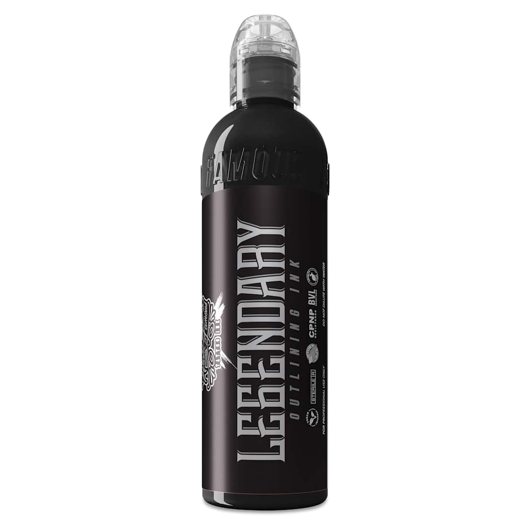 Open in modal - World Famous Legendary Outlining Black Tattoo Ink - 4 oz