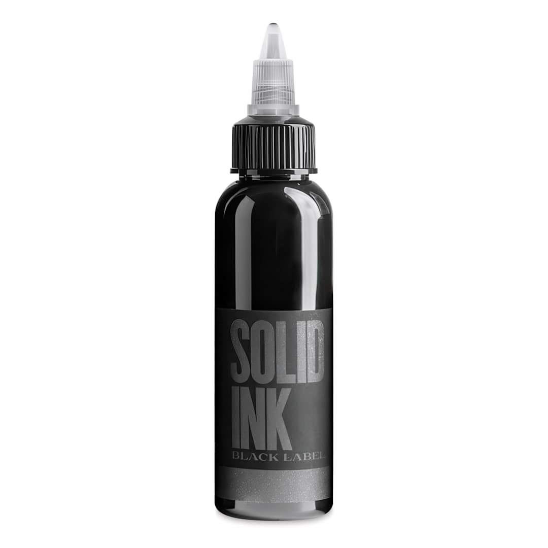 Open in modal - Solid Ink Lining Black Tattoo Ink - 4 oz bottle
