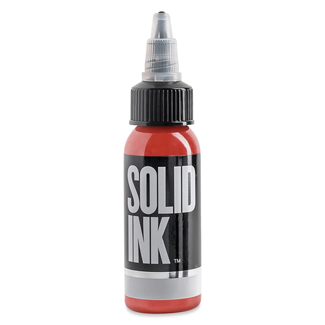 Open in modal - Solid Ink Tattoo Inks - Red, 1 oz bottle