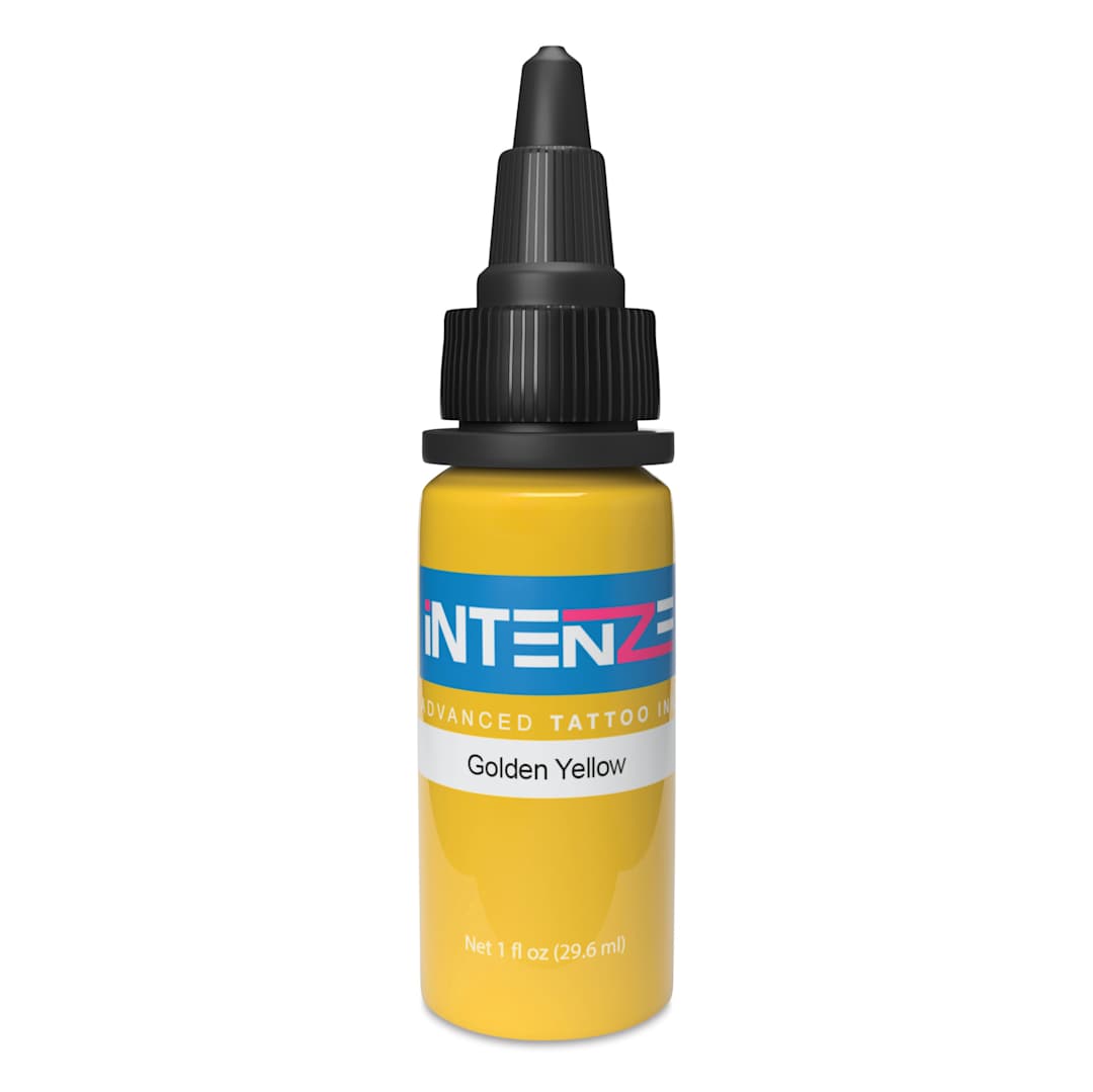 Open in modal - Intenze Tattoo Ink - Golden Yellow, 1 oz bottle