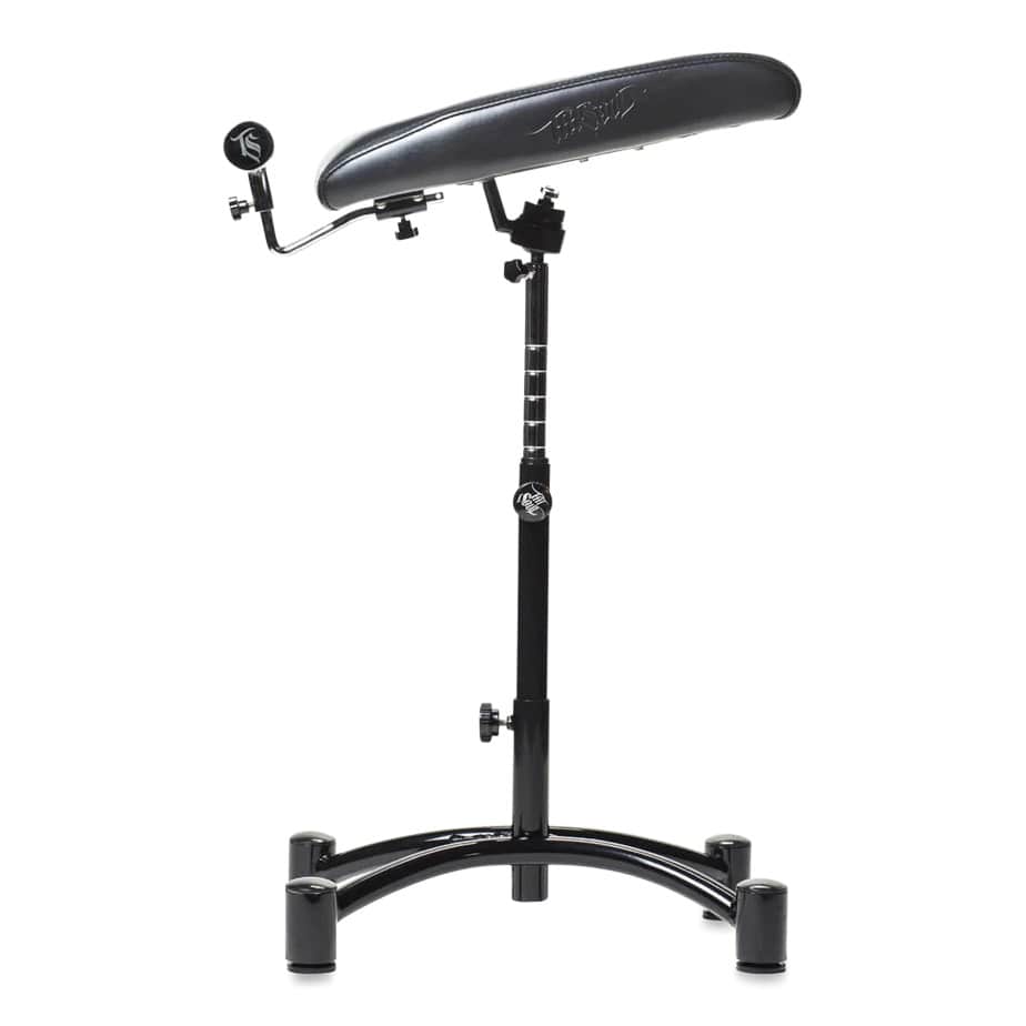 Open in modal - TatSoul Oros Tattoo Armrest with Adjustable Steel Hand Grip