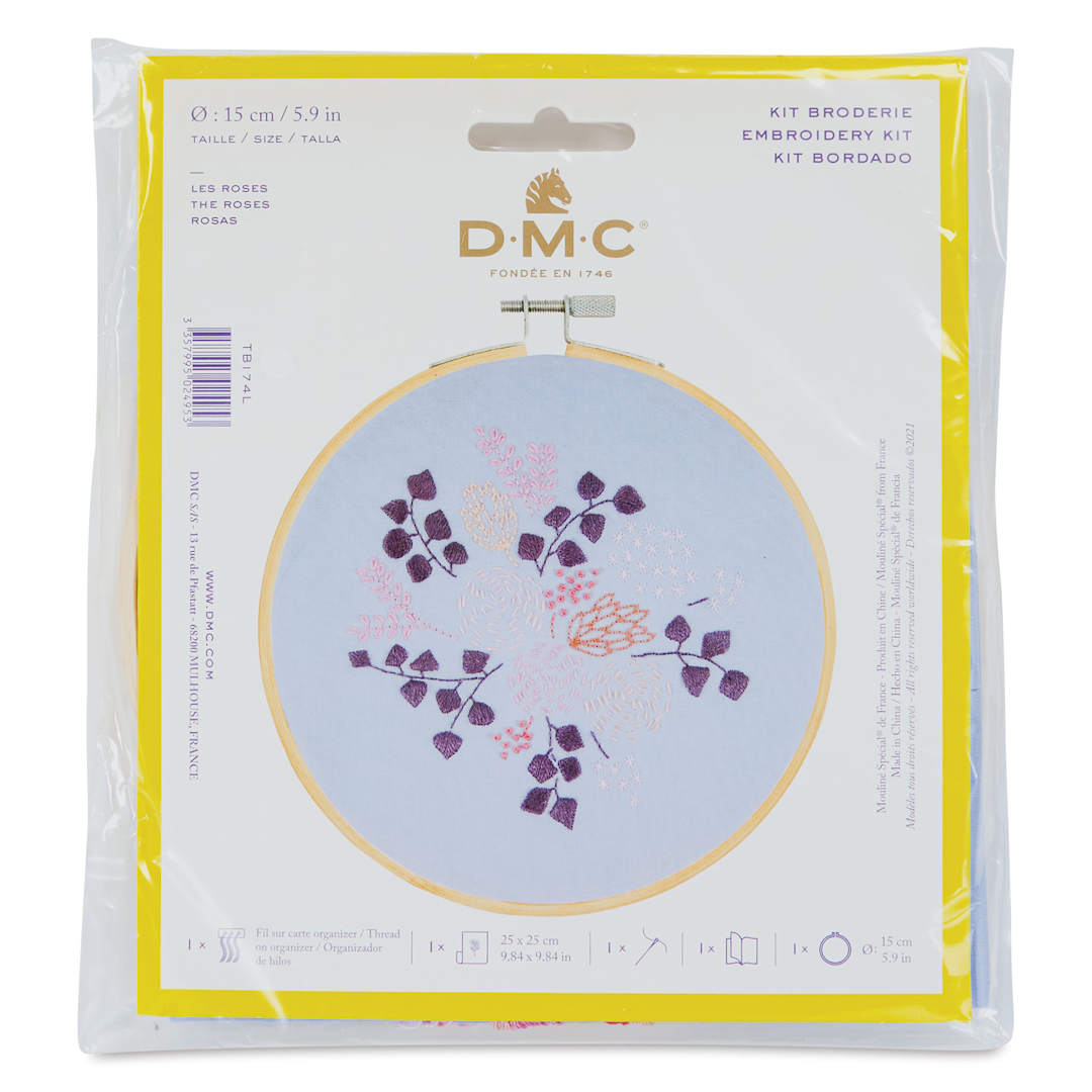 Open in modal - DMC Stitch Kit - Roses front of packaging