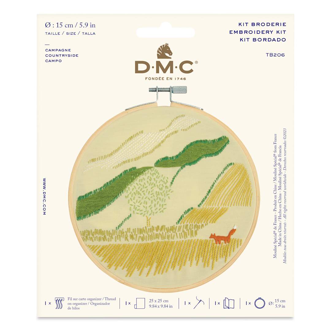Open in modal - DMC Stitch Kit - The Countryside, packaging